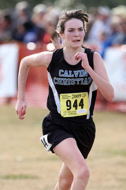 2009 CIF XC Girls D5-081.JPG - 2009 California CIF Cross Country Championships, Woodward Park, Fresno, California
